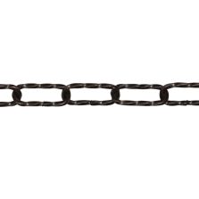 Catena genovese ritorta Ø 3,5 mm, interno maglia 38 mm x 12 mm, blister 1,5 mt, bronzata