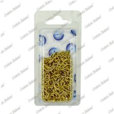 Catena orologio Ø 1,3 mm, interno maglia 8 mm x 2,5 mm, 3 mt, ottonata