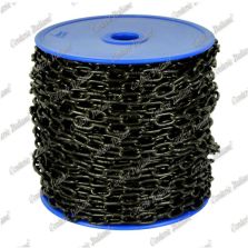 Catena orologio Ø 1,6 mm, interno maglia 8 mm x 3 mm, 25 mt, nera