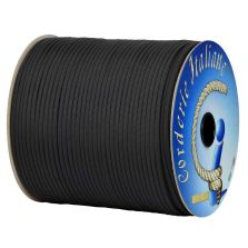 Paracord 550 basic nero 4 mm - 10 mt