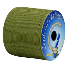 Paracord 550 stripes giallo-verde scuro 4 mm - 50 mt