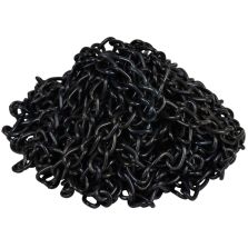Catena gourmette Ø 1,5 mm, interno maglia 5 mm x 2 mm, 3 mt, nera