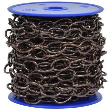 Catena ovale Ø 2 mm, interno maglia 15 mm x 8 mm, 10 mt, bronzata