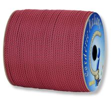 Paracord 550 diamond nero-rosa flu 4 mm - 200 mt