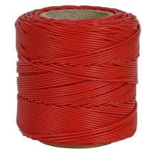 Spago plastificato pvc rosso 1,2 mm - 100 mt