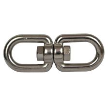 Girello a due occhi inox, 10 mm, 10 pz