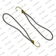 Tenditore elastico ad anello 6 mm - 25 cm, grigio, 2 pezzi