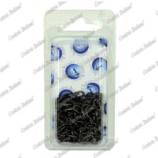 Catena orologio Ø 1,6 mm, interno maglia 8 mm x 3 mm, 1,5 mt, nera