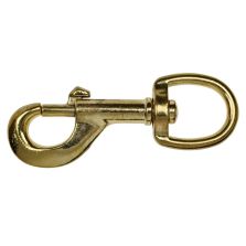 Moschettoni girevoli ottonati, 11 mm, 50 pz