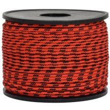 Treccia sky rossa con spia nera 2 mm - 100 mt