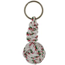 Portachiavi pallina fantasy bianco