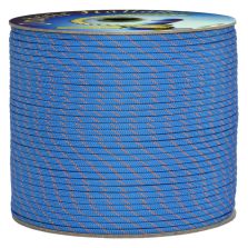 Treccia piatta élite, azzurro/arancio, 4 mm - 90 mt