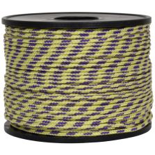 Treccia sky gialla con spia viola 2 mm - 50 mt