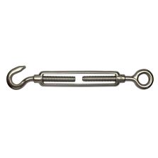 Tenditori occhio/gancio inox, M 6, 10 pz