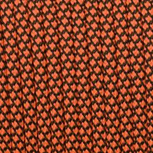 Paracord 550 snake arancio-verde militare 4 mm - 30 mt