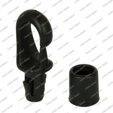 Gancio rapido, ø 8 mm - 2 pz, nero