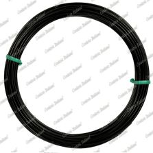 Filo alluminio tondo nero, 2 mm - 12 mt