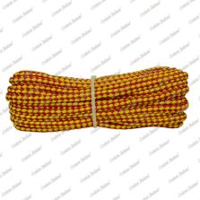 Treccia sport giallo - rossa, 8 mm - 10 mt