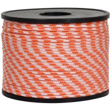Treccia sky bianca con spia arancio 2 mm - 100 mt