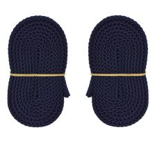 Treccia piatta blu per parabordi 12 mm - 2 mt, 2 pezzi