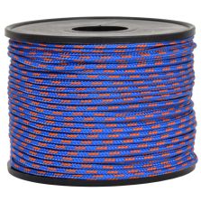 Treccia sky azzurra con spia arancio 2 mm - 50 mt