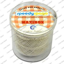 Spago candido per arrosti titolo 2/4 - 50 gr. + dispenser Maxi box