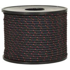 Sagola dyneema sk75 per fucili da sub, nero/rossa, 1,5 mm - 50 mt
