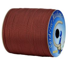 Paracord 550 stripes rosso-nero 4 mm - 20 mt