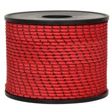 Sagola dyneema sk75 per fucili da sub, rossa/nera, 1,5 mm - 50 mt