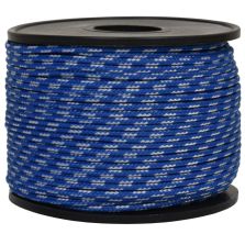 Treccia sky azzurra con spia bianca 2 mm - 50 mt