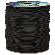 Cordoncino elastico nero 2 mm - 250 mt