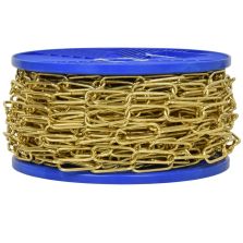 Catena genovese Ø 2 mm, interno maglia 16 mm x 6 mm, 60 mt, ottonata