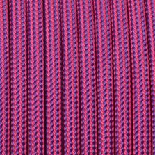 Paracord 550 stripes rosa flu-viola 4 mm - 20 mt