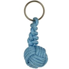 Portachiavi pallina simple celeste
