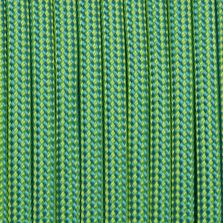 Paracord 550 stripes azzurro-giallo flu 4 mm - 30 mt