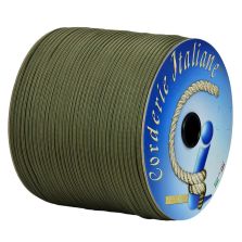 Paracord 550 stripes beige-verde scuro 4 mm - 30 mt