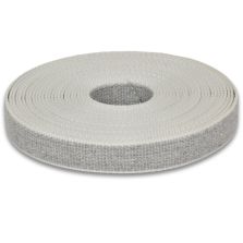 Cintino in cotone 22 mm - 5,5 mt, grigio perla
