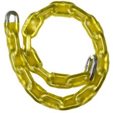 Catena antifurto filo quadro Ø 8 mm - 90 cm, zincata con guaina in pvc