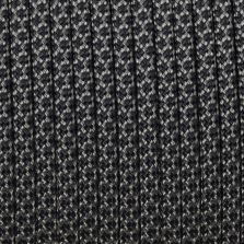 Paracord 550 diamond nero-grigio 4 mm - 100 mt