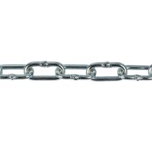 Catena saldata genovese Ø 3 mm, interno maglia 19 mm x 7 mm, 3 mt, zincata