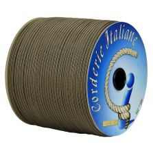 Paracord 550 stripes beige-nero 4 mm - 50 mt