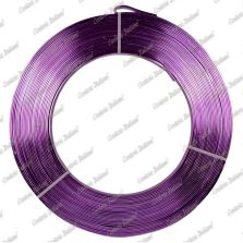 Filo alluminio piatto lavanda, 5 x 1 mm, 10 mt