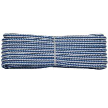 Treccia fantasia bicolore Bianco - Azzurra, 8 mm - 20 mt