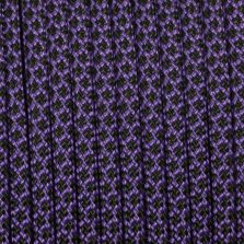 Paracord 550 diamond nero-viola 4 mm - 100 mt