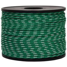 Treccia sky verde con spia bianca 2 mm - 100 mt