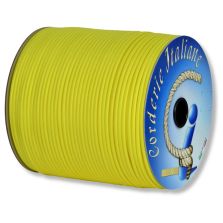 Paracord 550 basic giallo flu 4 mm - 200 mt