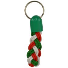 Portachiavi Sintesy Strong verde-bianco-rosso