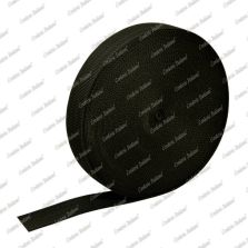 Nastro tessuto in polipropilene, nero, 40 mm - 50 mt