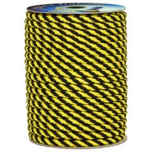 Treccia segnaletica Giallo/Nera 10 mm - 30 m
