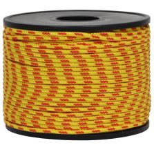 Treccia sky gialla con spia rossa 2 mm - 50 mt